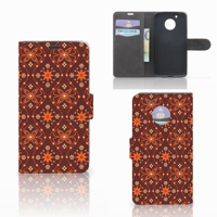 Motorola Moto G5 Telefoon Hoesje Batik Brown