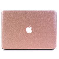 Lunso MacBook Pro 13 inch (2012-2015) cover hoes - case - glitter roze - thumbnail