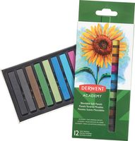 Derwent softpastels Academy , blister van 12 stuks in geassorteerde kleuren - thumbnail