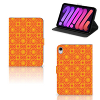 iPad Mini 6 (2021) Tablet Hoes Batik Oranje - thumbnail