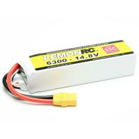 LemonRC LiPo accupack 14.8 V 6300 mAh Aantal cellen: 4 35 C Softcase XT90 - thumbnail