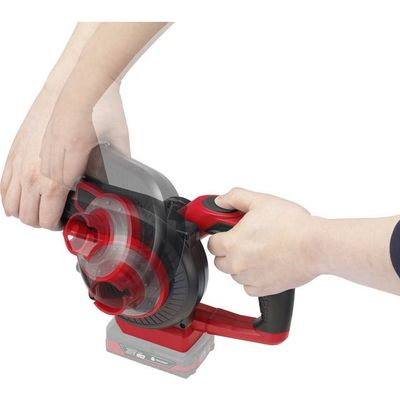 Toolcraft TO-6448053 cordless leaf blowers 228,6 km/h Zwart, Rood