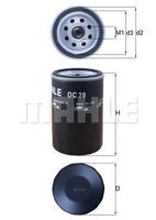 Oliefilter MAHLE, Diameter (mm)76mm, u.a. für Ford, Opel, VW, Austin, Ranger, Vauxhall, Austin-Healey - thumbnail