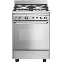 Smeg CX6SVNLKC9 Gasfornuis Rvs