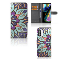 Motorola Moto G52 | Moto G82 Hoesje Purple Flower - thumbnail