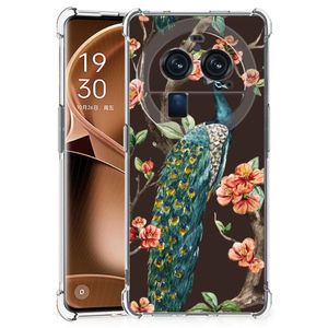 OPPO Find X6 Pro Case Anti-shock Pauw met Bloemen