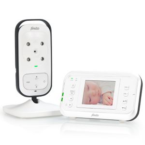 Alecto DVM-73 - Babyfoon met camera en 2.4" kleurenscherm, wit/antraciet