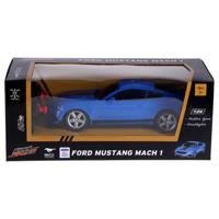 RC Ford Mustang Mach 1 1:24 + Licht Blauw - thumbnail