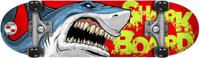 Shark skateboard junior hout PVC rood blauw