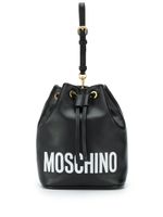 Moschino sac seau à logo - Noir - thumbnail