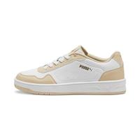 PUMA Court Classy Sneaker voor dames, Puma Witte Cashew PUMA Goud, 37 EU
