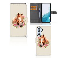 Telefoonhoesje met Pasjes voor Samsung Galaxy A54 5G Paard - thumbnail