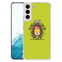 Samsung Galaxy S22 Plus Stevig Bumper Hoesje Doggy Biscuit