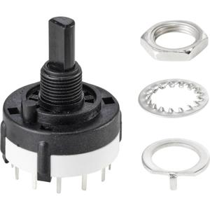 TRU COMPONENTS TC-9415612 SR26B4-2X6-7-20 Draaischakelaar 250 V 150 mA 12 x 30 ° 1 stuk(s)