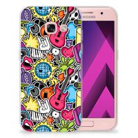 Samsung Galaxy A3 2017 Silicone Back Cover Punk Rock - thumbnail