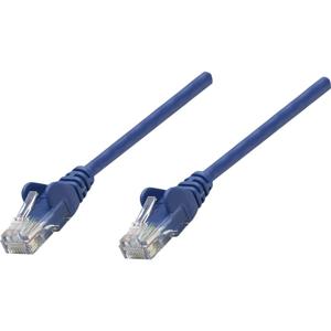 Intellinet 325936 RJ45 Netwerkkabel, patchkabel CAT 5e U/UTP 10.00 m Blauw 1 stuk(s)