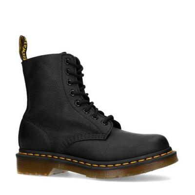 Dr. Martens Virginia Black leren veterboots zwart