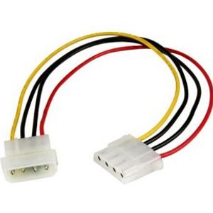 StarTech.com 30 cm Molex LP4-voedingsverlengkabel M/F