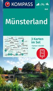 Wandelkaart 849 Münsterland | Kompass