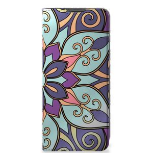 OnePlus 10 Pro Smart Cover Purple Flower