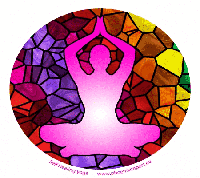 Raamsticker Self Healing Yoga