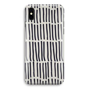 Moroccan stripes: iPhone X Volledig Geprint Hoesje