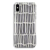 Moroccan stripes: iPhone X Volledig Geprint Hoesje - thumbnail