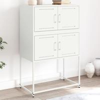 Dressoir 68,5x38,5x107 cm staal wit - thumbnail