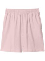 Burberry short à logo - Rose