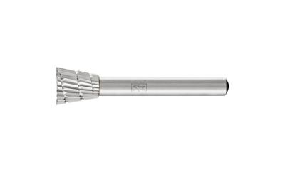 PFERD 22471236 Freesstift HSS Trapezium met kopvertanding Lengte 53 mm Afmeting, Ø 12 mm Werklengte 13 mm Schachtdiameter 6 mm 1 stuks