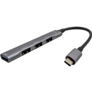 I-tec Metal USB-C HUB 1x USB 3.0 + 3x USB 2.0