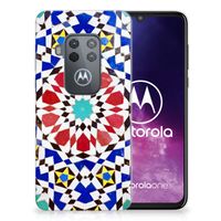 Motorola One Zoom TPU Siliconen Hoesje Mozaïek