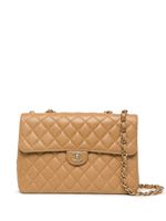 CHANEL Pre-Owned sac porté épaule Jumbo Classic Flap (2000) - Marron