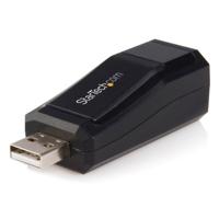 StarTech.com USB 2.0 Fast Ethernet Adapter, Lan Nic USB Netwerkadapter 10/100 Mbit/s, Zwart