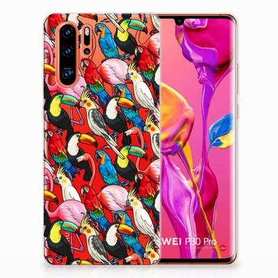 Huawei P30 Pro TPU Hoesje Birds Huawei P30 Pro TPU Hoesje Birds