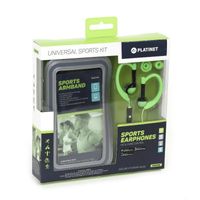 Platinet PM1070G mobiele hoofdtelefoon Stereofonisch oorhaak Groen Bedraad - thumbnail