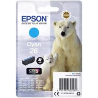 Epson Inktcartridge T2612, 26 Origineel Cyaan C13T26124012 - thumbnail