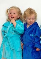 Yep kinderbadjas - capuchon badjas blauw - 2 jaar