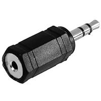 TRU COMPONENTS Jackplug-adapter Jackplug male 3,5 mm - Jackplug female 2,5 mm Stereo Aantal polen: 3 Inhoud: 1 stuk(s) - thumbnail