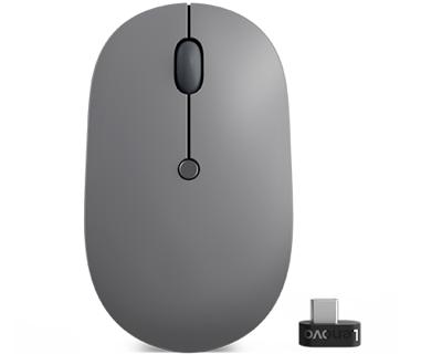 Lenovo Go USB-C Wireless Mouse muis Kantoor Ambidextrous RF Draadloos Optisch 2400 DPI