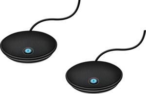 Logitech Expansion Microfoonset Statief Zendmethode:Kabelgebonden Incl. kabel Kabelgebonden Zwart