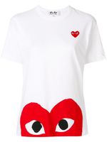 Comme Des Garçons Play logo T-shirt - Blanc - thumbnail