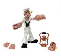 Popeye Action Figure Wave 02 Popeye White Sailor Suit