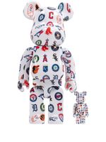 MEDICOM TOY x MLB American League figurines BE@RBRICK 100% + 400% - Blanc