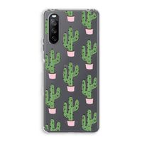 Cactus Lover: Sony Xperia 10 III Transparant Hoesje