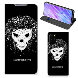 Mobiel BookCase Samsung Galaxy S20 Plus Skull Hair