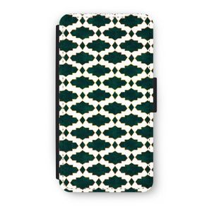 Moroccan tiles: iPhone X Flip Hoesje