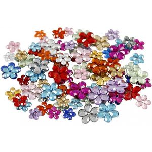 Gekleurde Diamanten stenen bloemen 252x