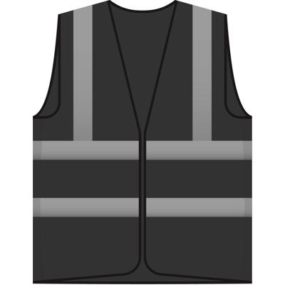 Reflecterende jas fleece geel - L