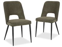 Set van 2 stoelen PORTILLO groen - thumbnail